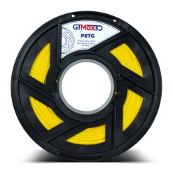 Filamento PETG - Amarelo - PETG  - GTMax 3D - 1.75 mm - 1 KG