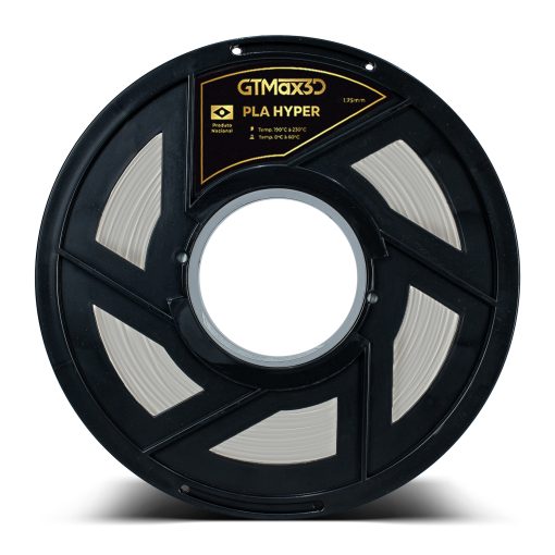 Filamento PLA Hyper – Natural – GTMax 3D – 1.75mm – 1KG