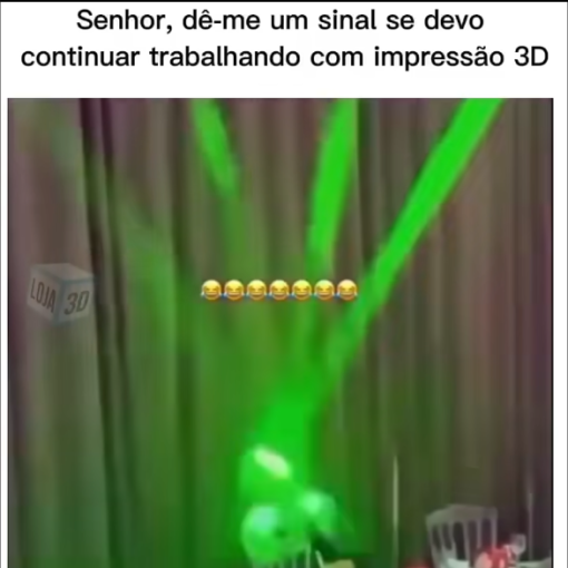 Meme da semana: Quando a impressão 3D vira arte abstrata