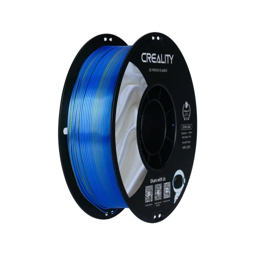 Filamento – CR-SILK – Dual Color – Amarelo/Azul – 1kg – Creality