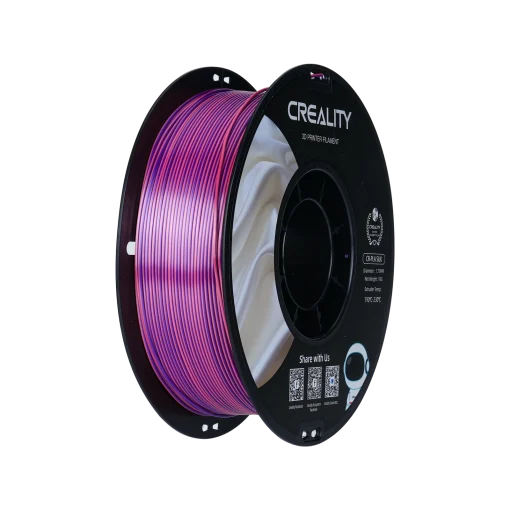 Filamento – CR-SILK – Dual Color – Rosa/Roxo – 1kg – Creality