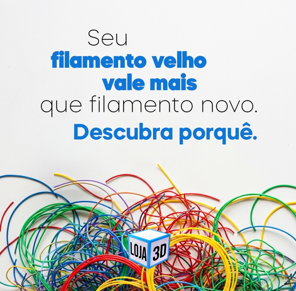 Filamento velho? Transforme em arte!