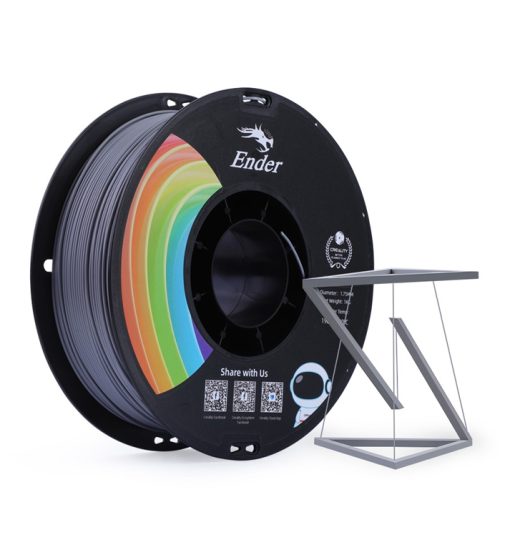 Filamento – Ender+ PLA – Cinza – 1kg – 1.75mm – Creality