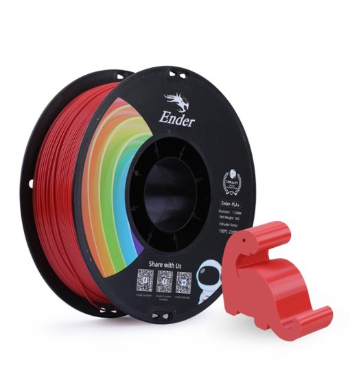 Filamento – Ender+ PLA – Vermelho – 1kg – 1.75mm – Creality