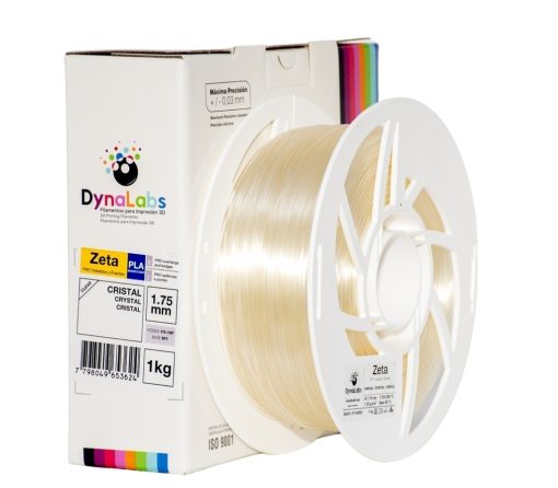 Filamento PLA Zeta – Natural – Dynalabs – 1.75mm – 1kg