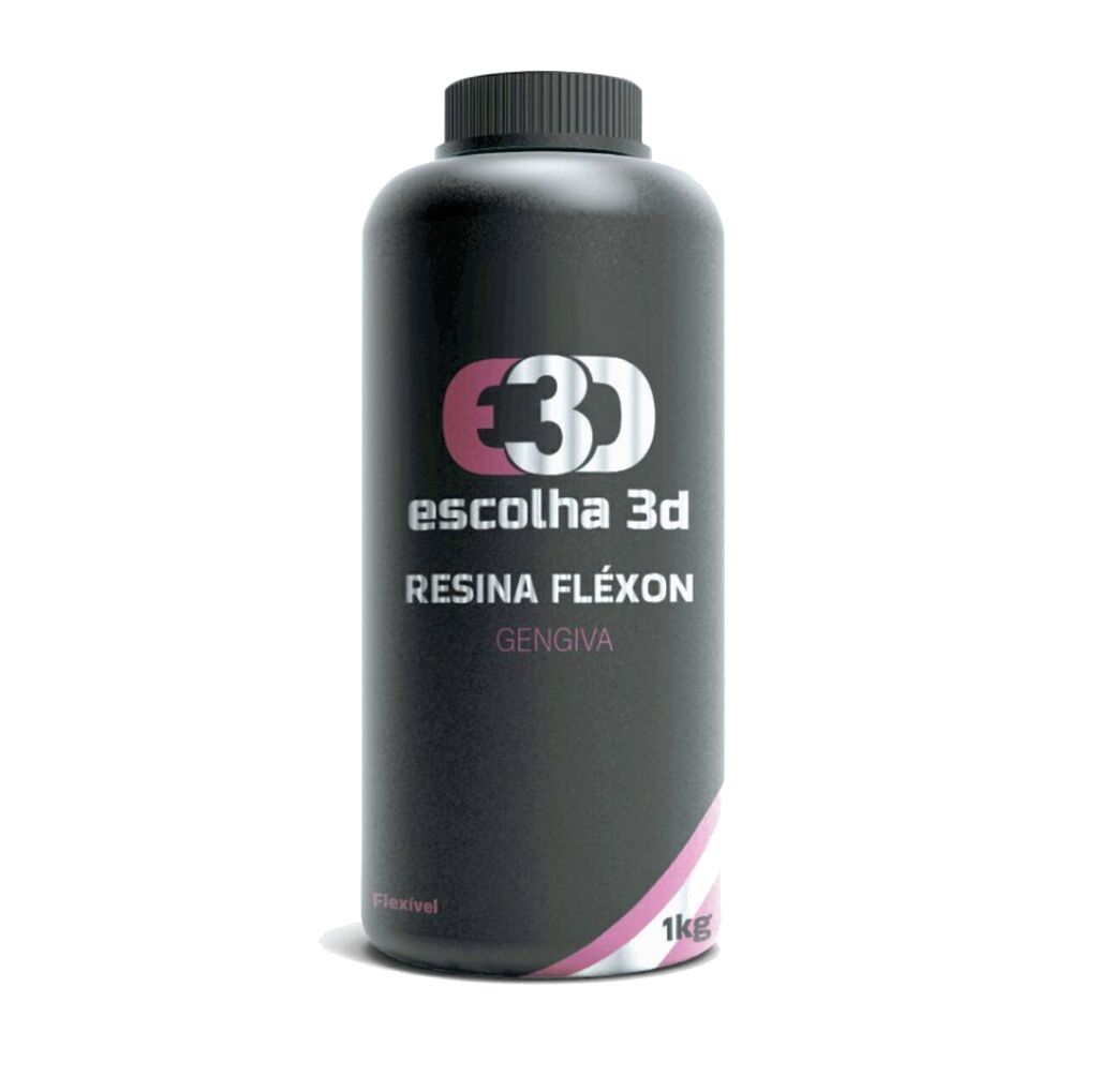 Resina para impressão 3D – Flexon – Gengiva – Escolha 3D – 1kg