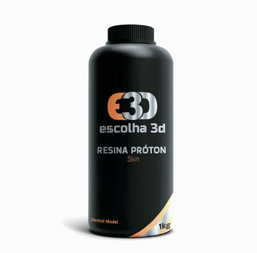 Resina para impressão 3D - Modelos Odontológicos PROTON - Skin - Escolha 3D - 1Kg