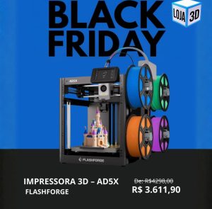 Loja 3D Black Friday AD5X