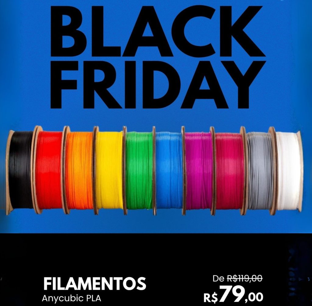 Loja 3D Black Friday PLA Anycubic