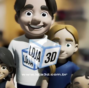 Loja 3D cria miniatura 3D a partir de foto