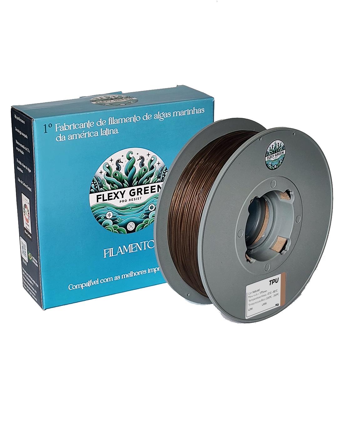 Filamento – Flex Tpu – Shore 92a – Natural – Flexy Green