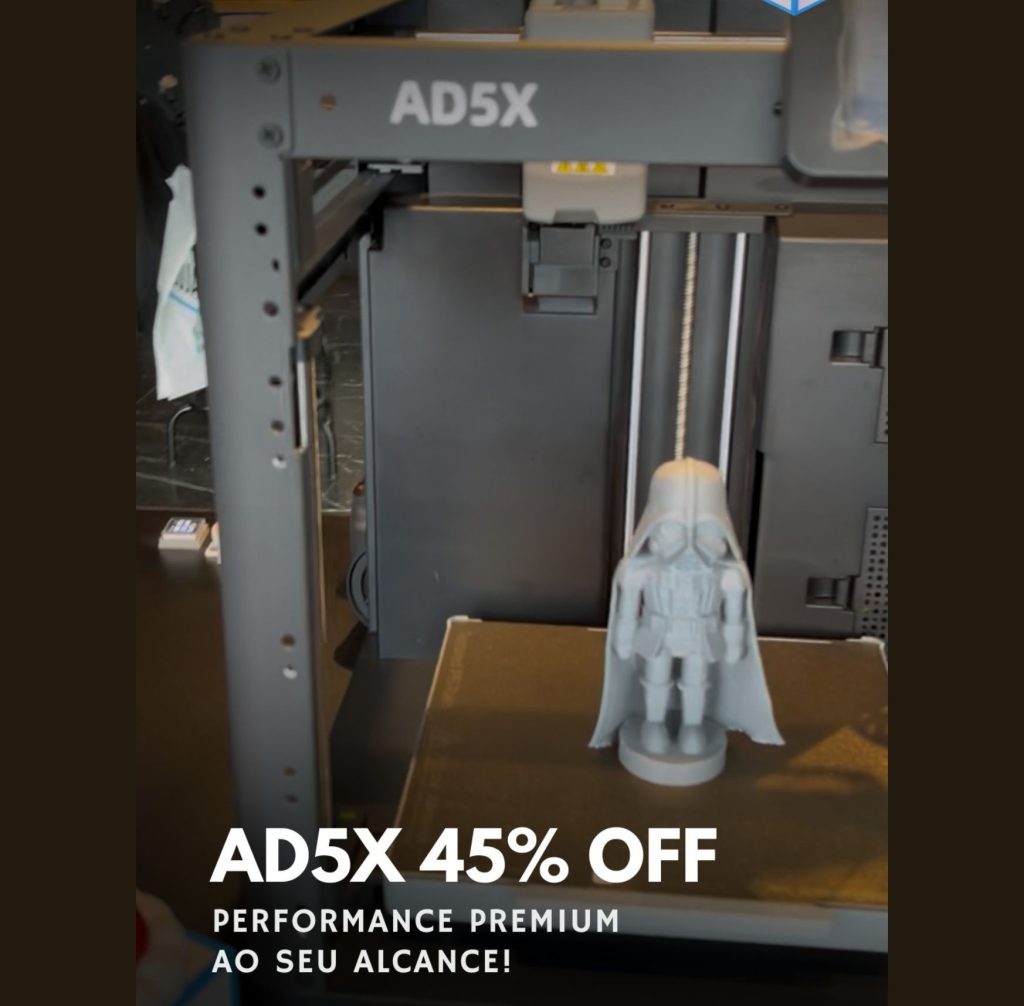 Sua felicidade em 3D: AD5X com desconto imperdível