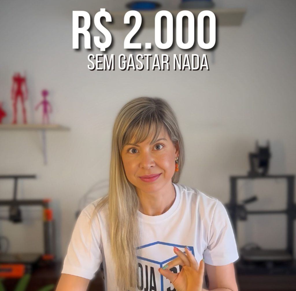 Bambu Lab A1 Mini economiza 2000 reais sem gastar nada e se paga sozinha