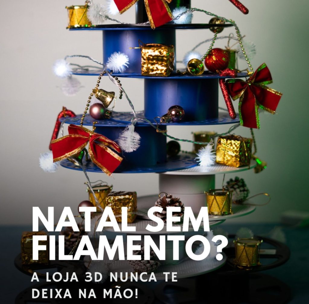 O filamento acabou? salve o Natal da sua impressora 3D