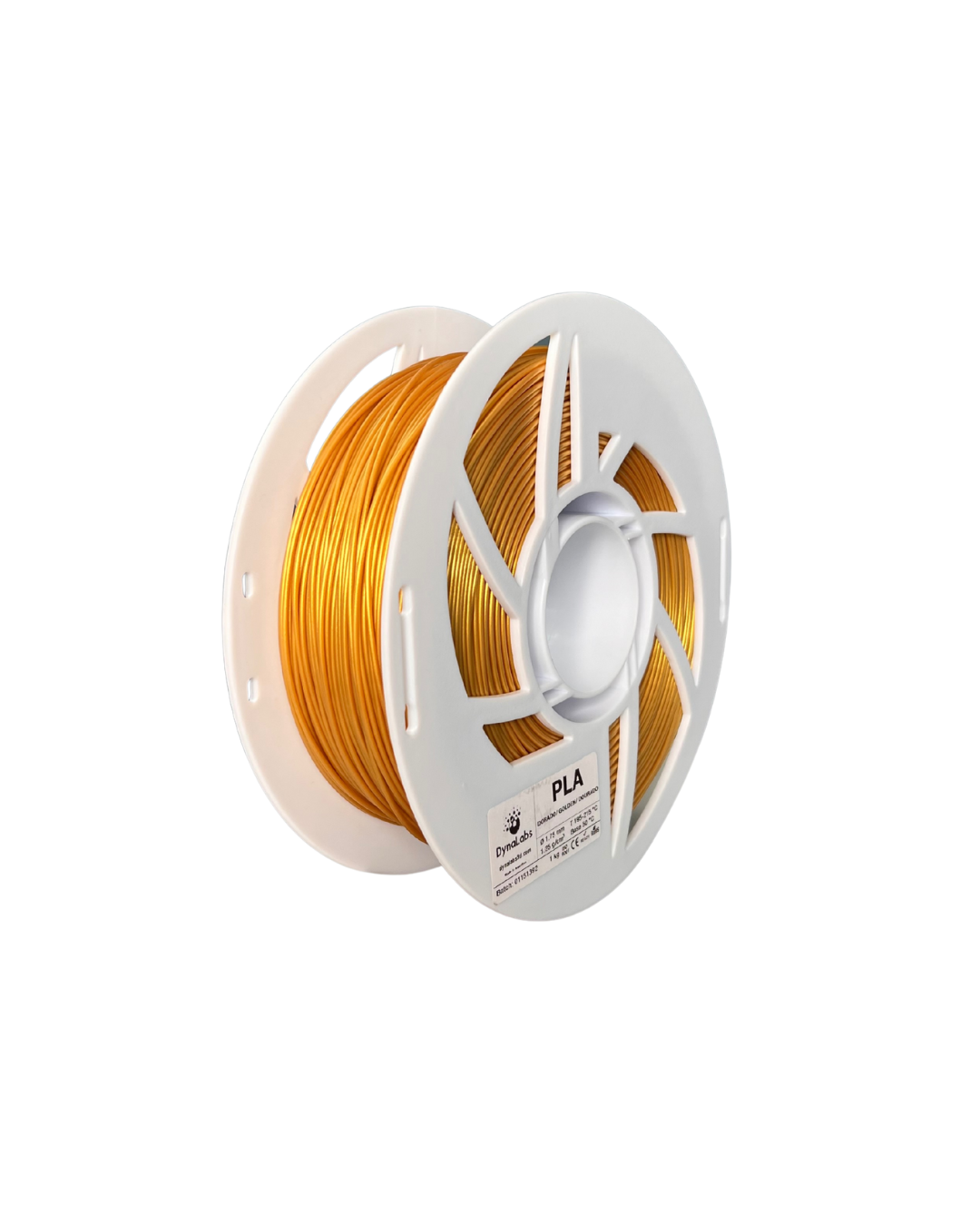 Filamento PLA Ingeo – Dourado – Dynalabs – 1.75mm – 1kg - Imagem 2