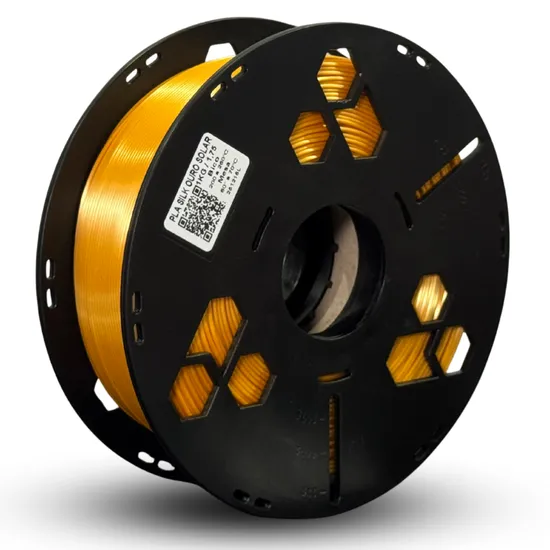 Filamento – PLA – Silk – Dourado Solar – Tríade – 1kg