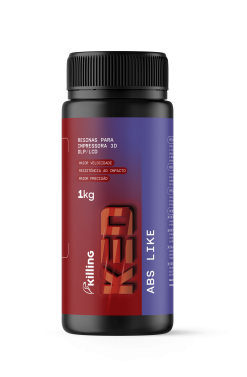 Resina para impressão 3D - ABS Like - Preto - 1kg - KED